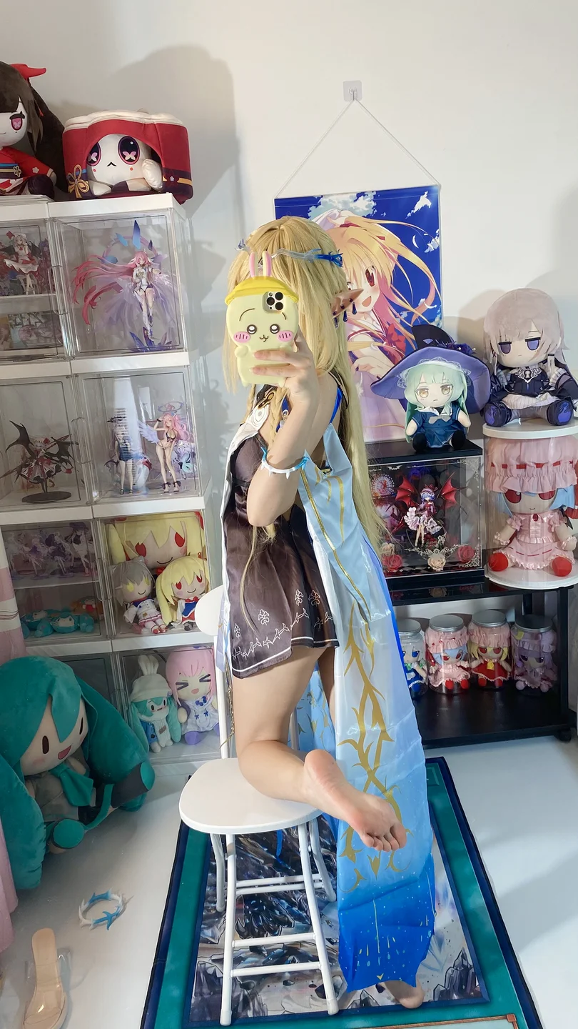 白栎Shirly - No.006 鸣潮·卡提希雅 [66P,8V-1.17GB] tg@simisebaisi 【丝足阁】033.webp